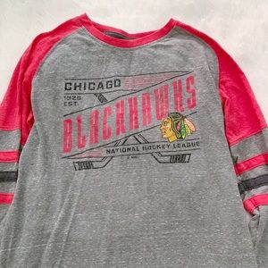 Blackhawks Long Sleeve Tee Shirt